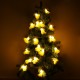 Battery Powered 5.35M 20LEDs Sunny Dolls Shaped Waterproof Warm White String Light For Christmas