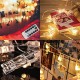 Battery Powered 5M 40LEDs 8 Modes Picture Display Clip Fairy String Light With Remote for Christmas