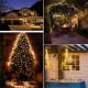 Battery Powered 5M 50LEDs Waterproof Silver Wire Fairy String Light for Christmas +Remote Control