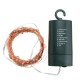 Battery Powered Waterproof 10M Copper Wire Green Shell Fairy String Light For Christmas Wedding