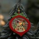 Christmas Decoration Hollow Wooden Pendant Night Light Tree Hanging Ornaments