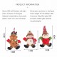 Christmas Doll With Lights Santa Claus Elk Snowman Snowman Tree Pendant Doll Hang Decorations For Home Xmas Gifts New Year