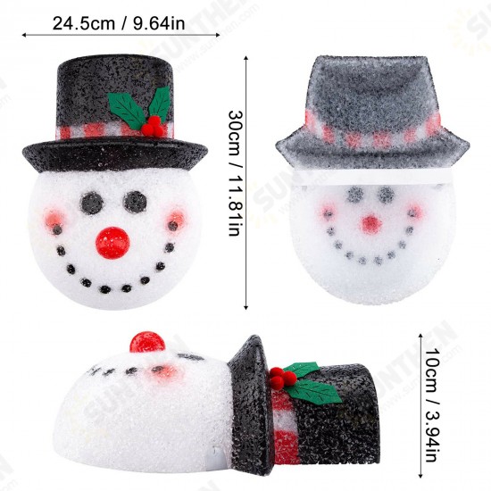 Christmas Snowman Lampshade Corridor Wall Lamp Decoration Outside Xmas Lamp Shade Holiday Christmas Porch Light Covers Lampshade