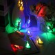 DC3V 1.8M 0.3W Battery Powered Wooden Snowman Shape 10LED Fairy String Light for Christmas Party Decor