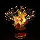 Dual Powered USB Battery 150 LED Starburst String Fairy Light Sliver Wire Wedding Party Home Decor