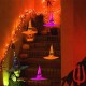 Halloween LED Witch Hat Party Prop Decor Costume Cosplay Accessory Supply