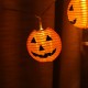 LED Halloween Pumpkin String Lights Solar/Battery Power Party Decor Waterproof