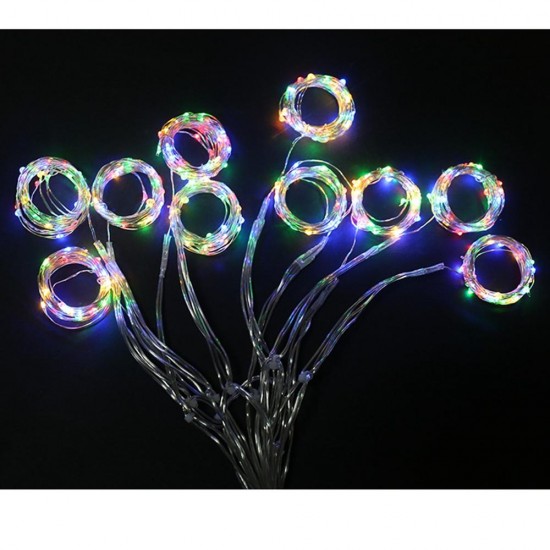3M*3M USB 15W IP67 8 Modes Remote Control 300 LED Curtain Fairy String Holiday Light DC5V