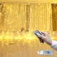 3M*3M USB 15W IP67 8 Modes Remote Control 300 LED Curtain Fairy String Holiday Light DC5V