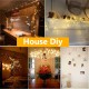 3M*3M USB 15W IP67 8 Modes Remote Control 300 LED Curtain Fairy String Holiday Light DC5V