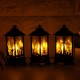 Battery Powered Hanging Lantern Holiday Light Pumpkin Flame Lamp for Halloween Decor DC4.5V