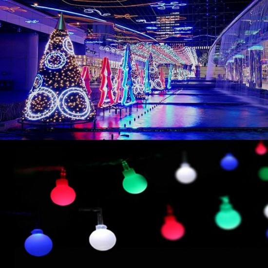 New 20m 200 LED Colourful Ball String Fairy Light Wedding Party Christmas Garden Decor