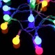 New 20m 200 LED Waterproof Colourful Ball String Fairy Light Wedding Party Holiday Decor 110V