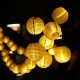 Outdoor Lantern Solar String Fairy Lights 10/20/30 LED For Party Wedding Decor