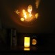 Snowflake Snowman Christmas Tree Battery Operated Candle Night Light LED Projector Desk Lamp For Kids Gifts