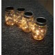 Solar Powered 1M 10LEDs Mason Jar Lid Insert Fairy String Light for Garden Christmas Party