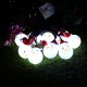 Solar Powered 3.5M 20LEDs Snowman Fairy String Light Outdoor Christmas Holiday Decoration