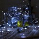 Solar Powered 8 Modes Sliver Wire 200 LED Christmas Tree Fairy String Wedding Home Party Light DC2V