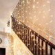 Solar Powered Waterproof Two Installations 300 LEDs Fairy Curtain String Light For Christmas