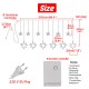 Star Curtain Window String Light LED Fairy Christmas Decorations Lights Holidays Party Wedding Outdoor Garden Lamp