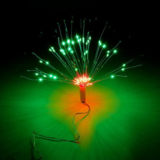 USB Powered 8 Mode 150 LED DIY Firework Starburst Fairy String Light Remote Control Christmas Decor