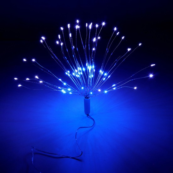 USB Powered DIY Firework Starburst 180 LED Fairy String Light Remote Control Christmas Decor DC5V