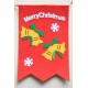 Christmas Party Home Decoration Multi-style Hanging Flags Ornament Toys For Kids Children Gift