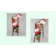 Christmas Party Home Decoration Santa Claus Skiman Ladder Toys For Kids Children Gift