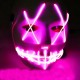 Halloween Ghost Slit Pleasure Luminous Light EL Line Mask Fashion Mask Clothing Mask Party