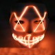 Halloween Ghost Slit Pleasure Luminous Light EL Line Mask Fashion Mask Clothing Mask Party