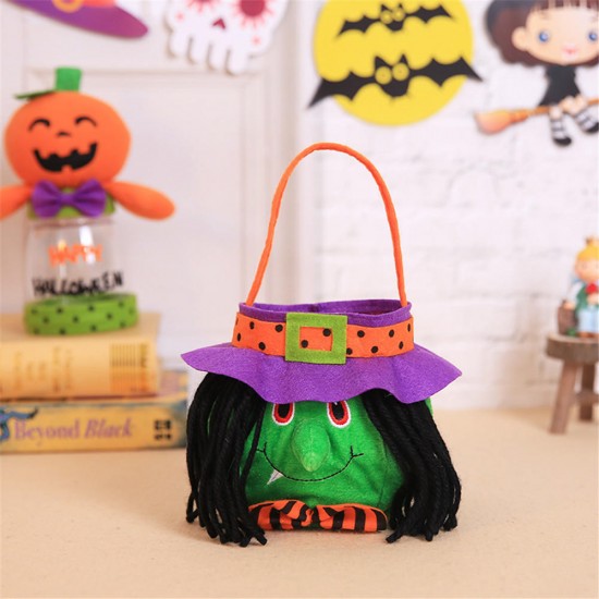 Halloween Hand Bag Witch Pumpkin Bag Cosplay Costumes Candy Bag Decoration Toys