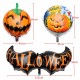 Halloween Pumpkin Head Party Home Decorations Props Foil Balloons