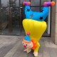 Inflatable Toy Inflatable Costume Inverted Clown Halloween Creative Activities Performance Fun Party Costume