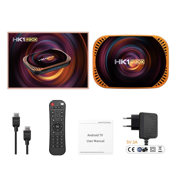 HK1 X4 Amlogic S905X4 Quad Core Android 11 4GB RAM 128GB ROM Smart TV BOX 2.5G 5G Dual WIFI Bluetooth 4.1 1000M Ethernet 4K HD Support Youtube Netflix