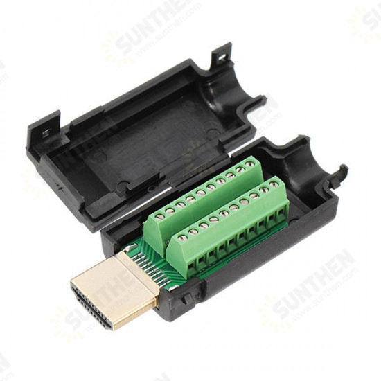 LY-137 HD 2.0 HD Male Connector Plug with Screw Connector