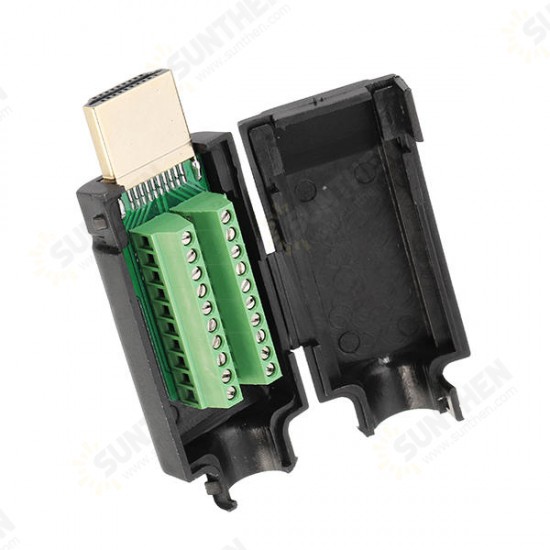 LY-137 HD 2.0 HD Male Connector Plug with Screw Connector