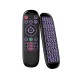 M6 2.4G Air Mouse Intelligent Voice Remote Control Wireless Air Mouse with Gyroscope Colorful Backlit with Google Assistant for TV Box Projector Smart TV Computer