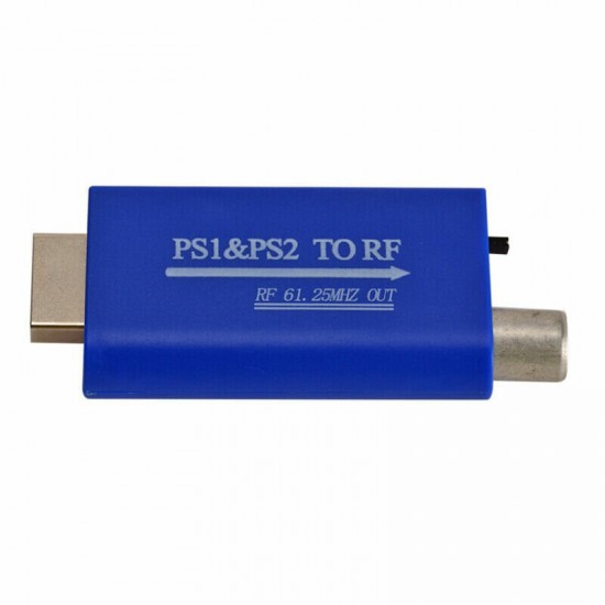 PS1/PS2 to RF Converter Adapter TV Signal Adapter 80DB Gain for DVD Set-Top Box Game Console