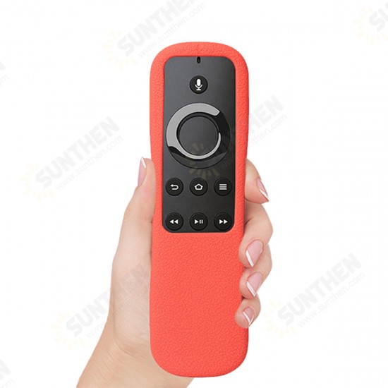 Red TV Remote Control Cover Skin For Amazon Alexa Voice Fire TV Remote Newest Second Generation