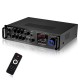 TAV-6188E 2000W bluetooth5.0 Audio Amplifier Stereo Home Theater AMP Car Home 2CH AUX USB FM SD