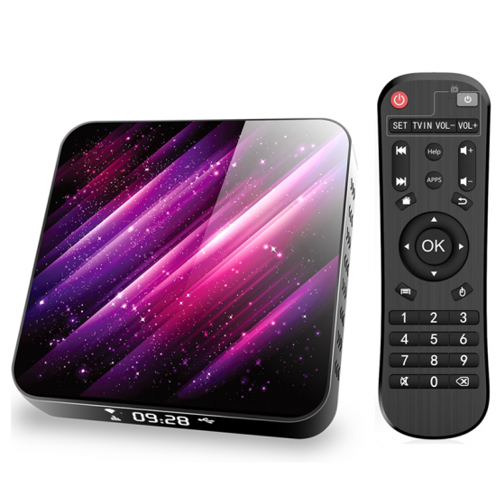 TP03 6K H616 Android 10.0 System Dual Band WIFI 4+32G TV Box Set Top Box