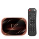 X4 Amlogic S905X4 Smart TV Box Android 11.0 4G 64GB Support bluetooth 4.0 2.4G/5GHz WiFi TVBOX with AV1 Video Player 1000M Youtube HD 4K Set Top Box