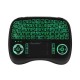 KP-810-21T-RGB Italian Three Color Backlit Mini Keyboard Touchpad Airmouse