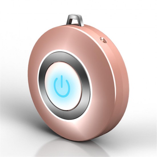 Wearable Air Purifier Necklace Mini Portable USB Air Cleaner Negative Lon Generator Low Noise Air Freshener