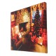 40 x 30cm Operated LED Home Christmas Decor Tree Xmas Canvas Print Wall Art