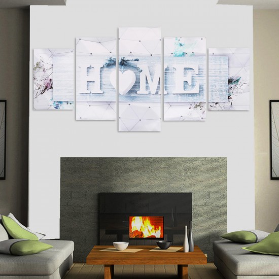 5 Pcs Unframed Canvas Art Print Paintings Picture Home Modern Wall Hanging Decor