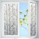 60 x 200cm Waterproof PVC Frosted Glass Window Film Cover Window Privacy Bedroom Bathroom Self Adhesive Decorative Stickers