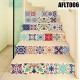 6PCS Stair Step Decals Stickers Stair Riser Decals Tile Backsplash Contact Paper