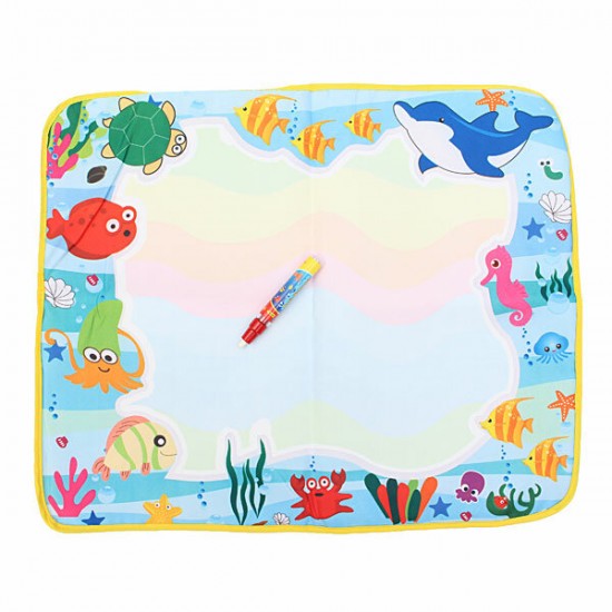 Baby Children Water Painting Mat Board Bear Doodle Toy Pen