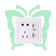 Butterfly Creative Luminous Switch Sticker Removable Glow In The Dark Wall Decal Home Decor